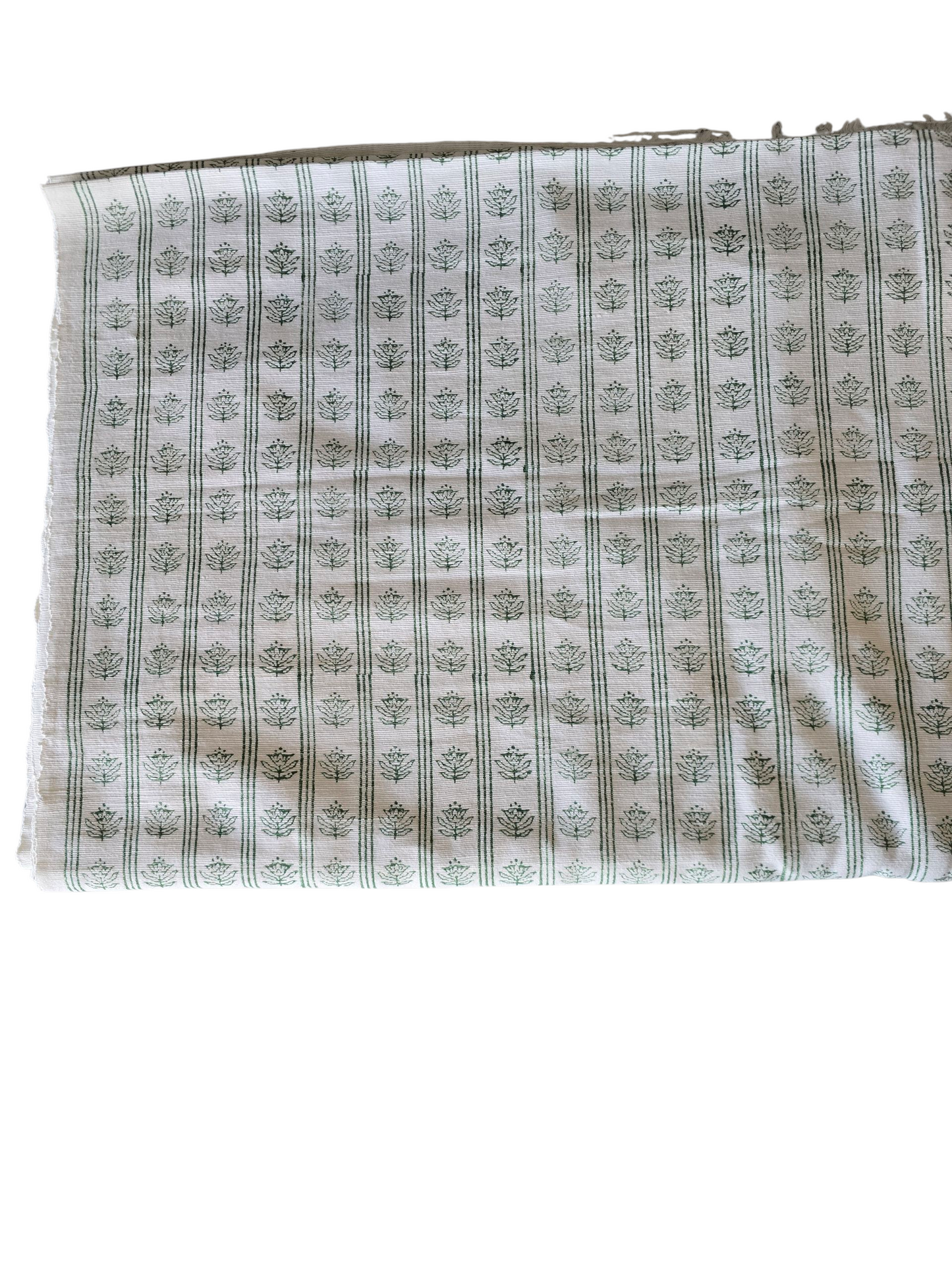 Wild Magnolia in Elm Green Fabric