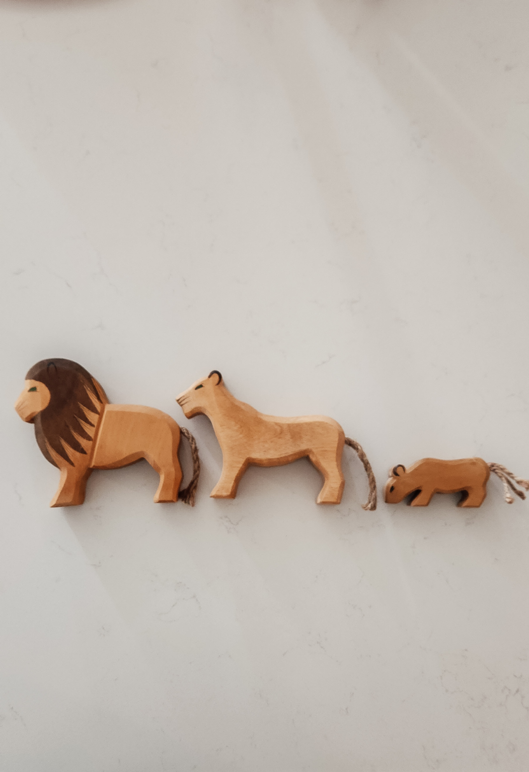 Wooden Safari Animal Decor & Play