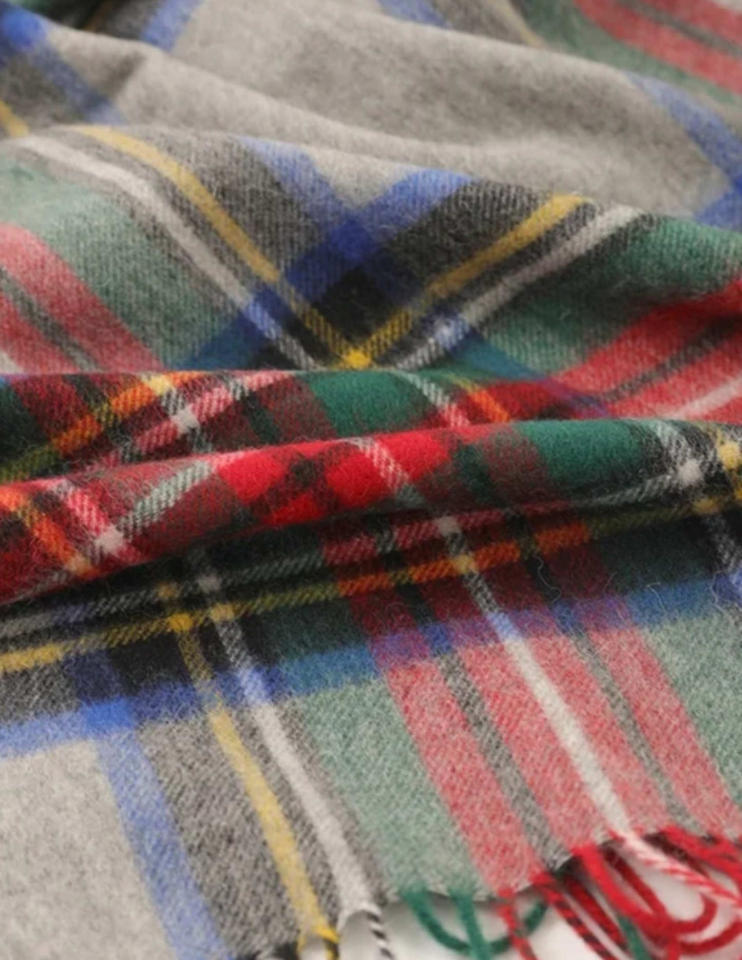 Holiday Throw Blanket(Virgin Lambswool)