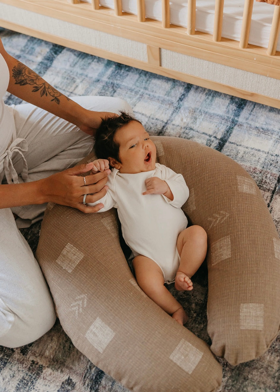 Uppi Nursing Pillow w/ Woven Wild Cover