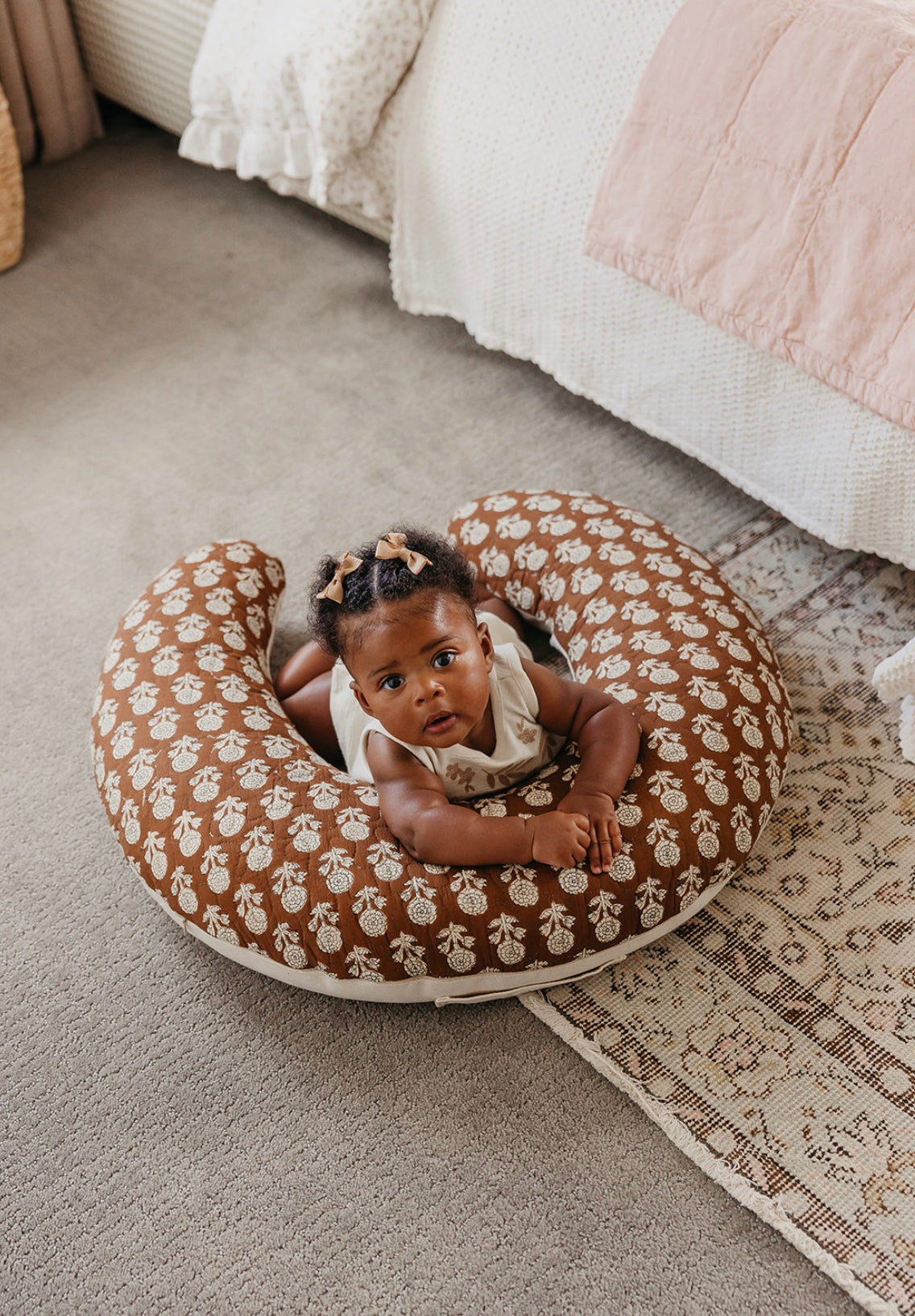 Uppi Nursing Pillow w/ Merigold Print
