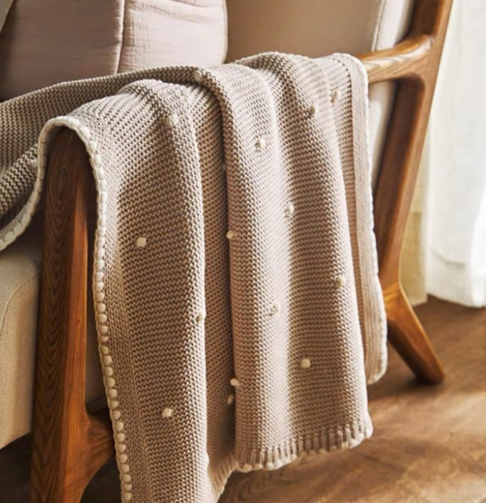Dot Knit Blanket