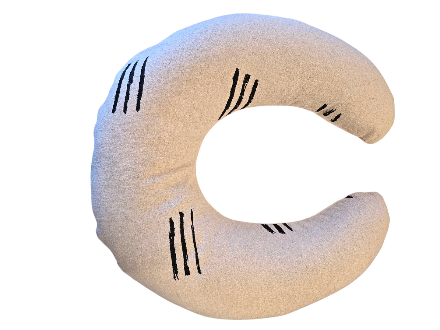 Uppi Nursing Pillow w/ Woven Hemp