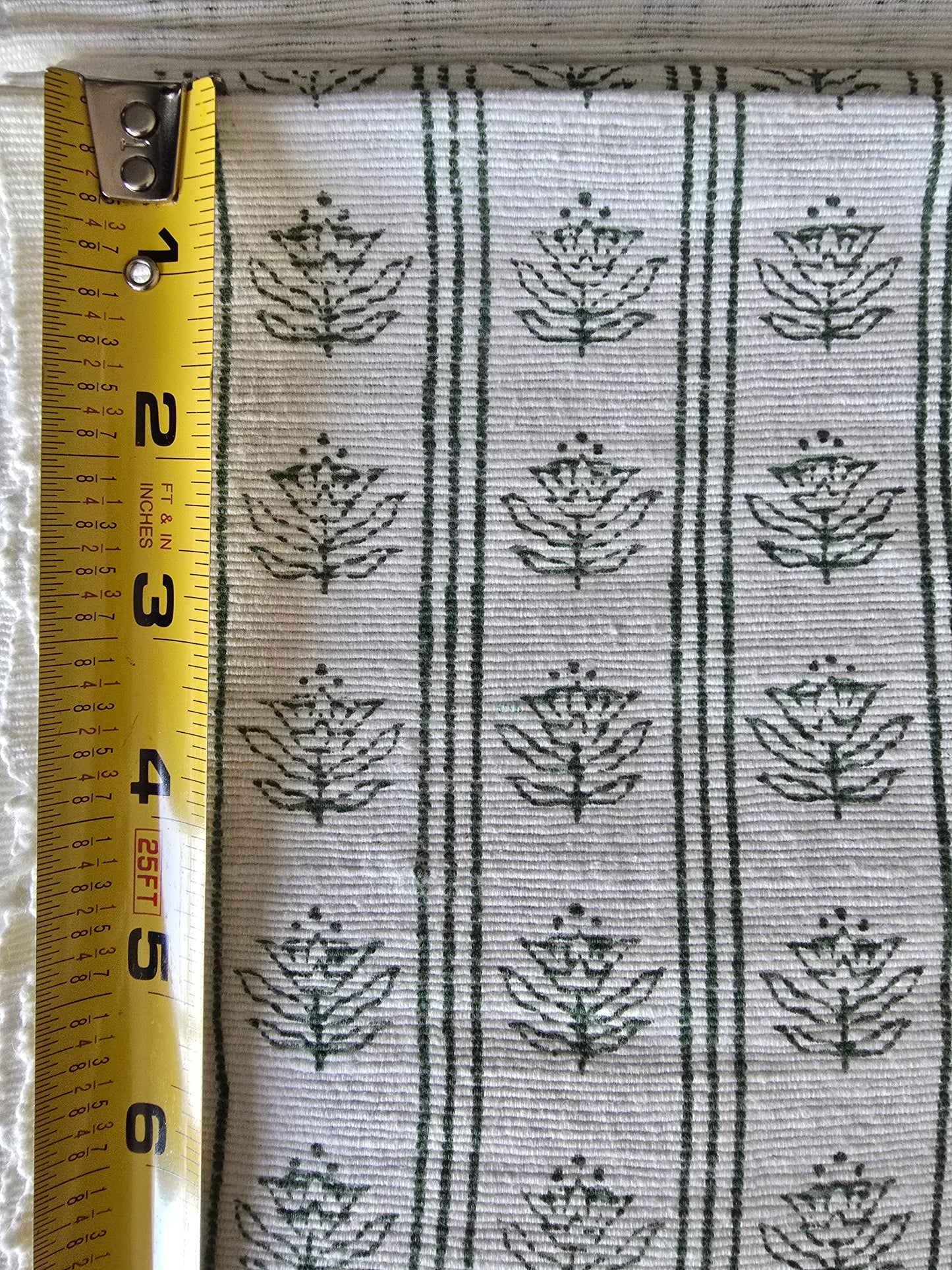 Wild Magnolia in Elm Green Fabric