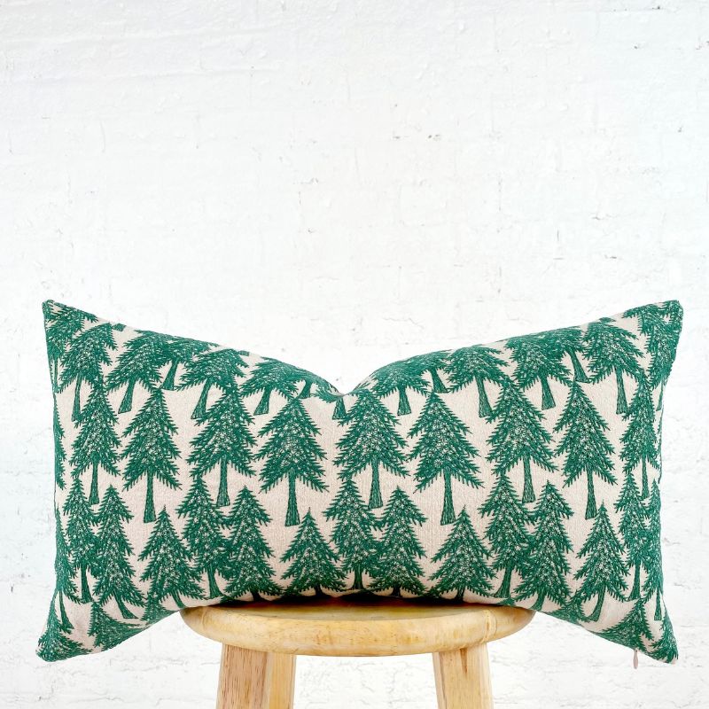 Christmas Tree Pillow Lumbar