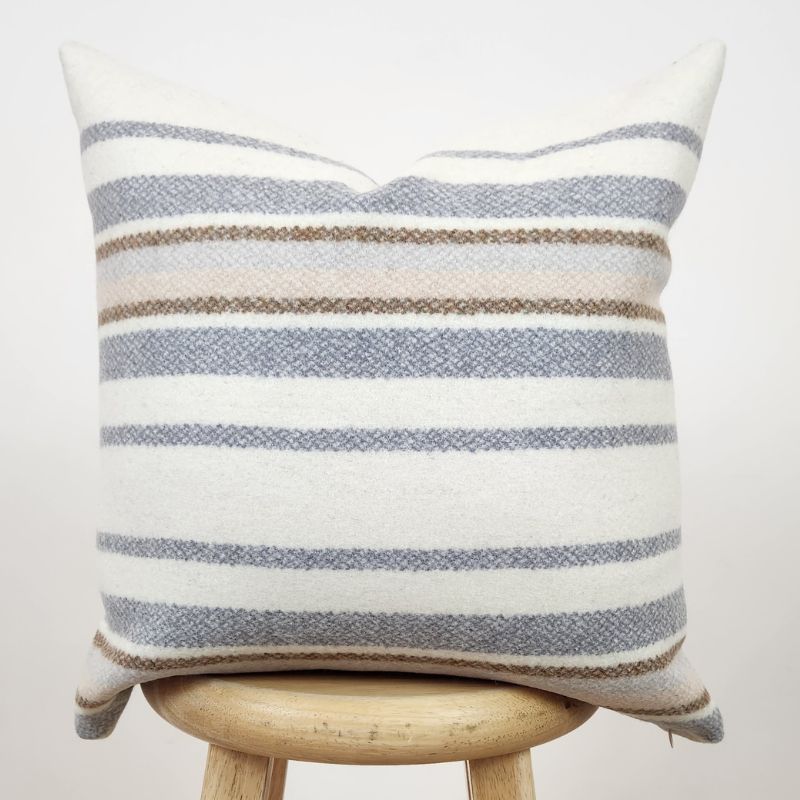 Woven Cotton Cozy Wool Pillow - Ebb and Thread