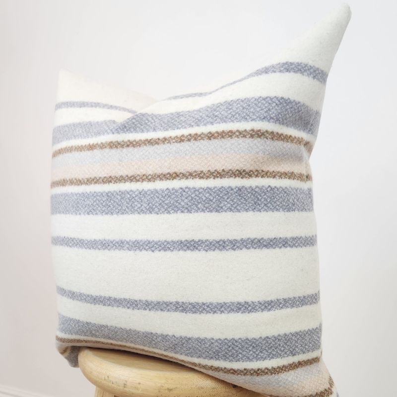 Woven Cotton Cozy Wool Pillow - Ebb and Thread