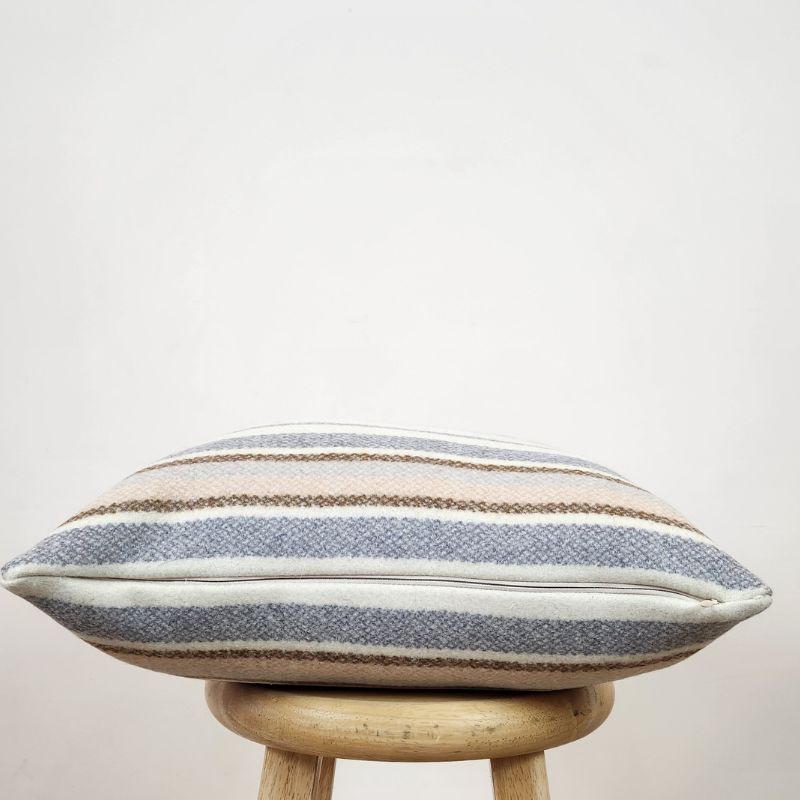 Woven Cotton Cozy Wool Pillow - Ebb and Thread