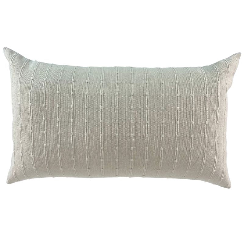 Woven Cotton Lumbar Willow Pillow - Ebb and Thread