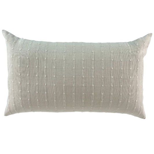 Woven Cotton Lumbar Willow Pillow - Ebb and Thread