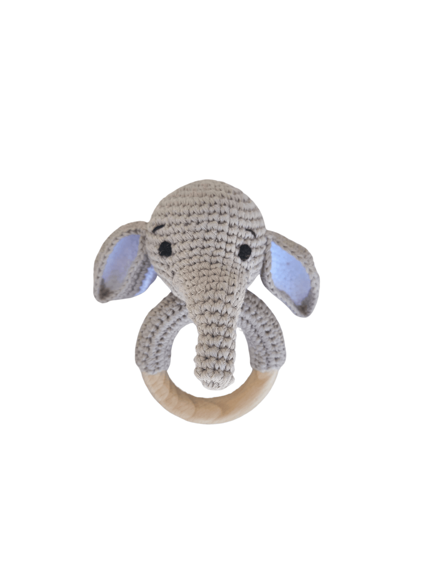 Crochet Animal Rattle Toy - Ebb and Thread