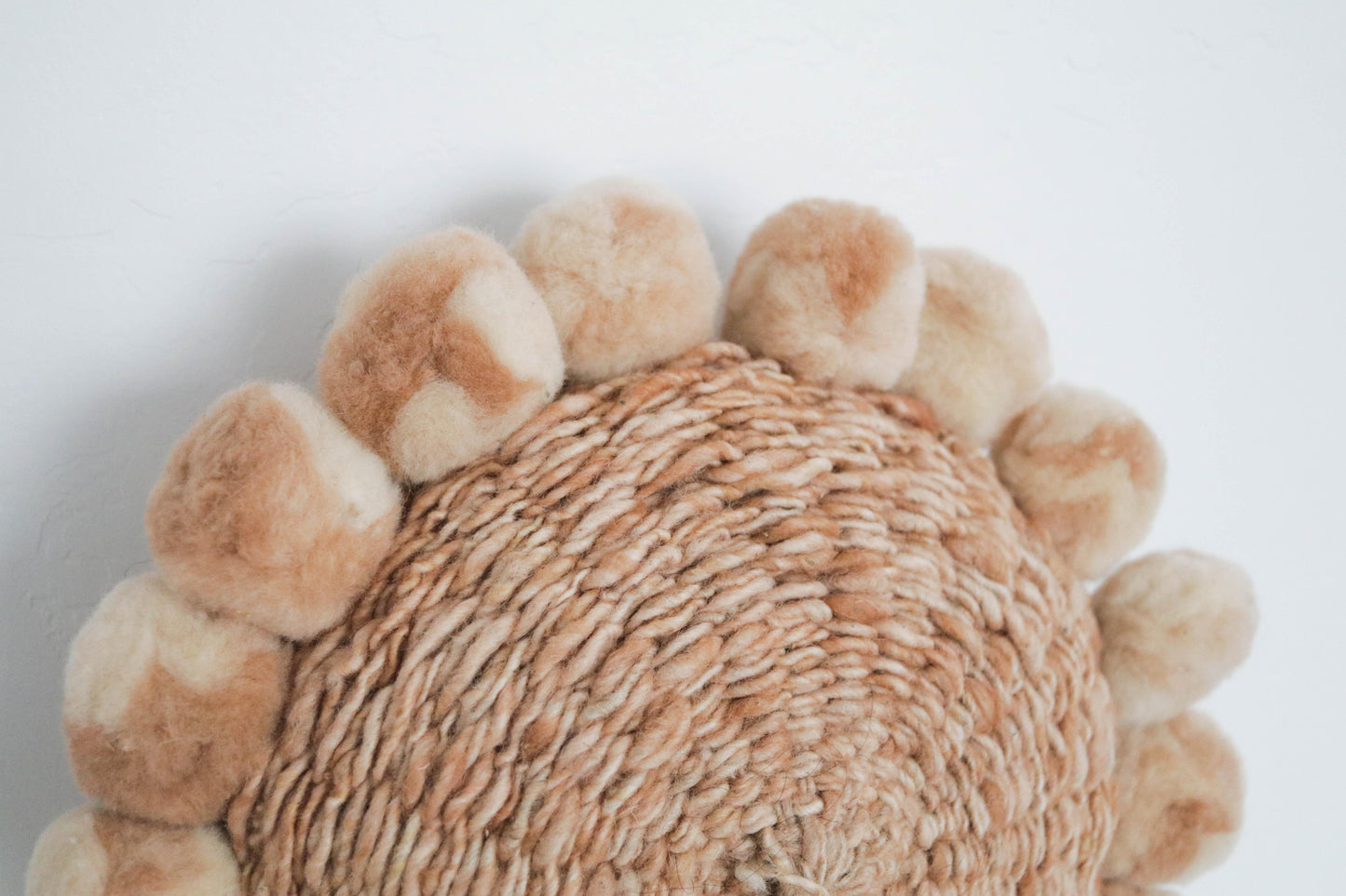 Salta Pom Pom Mini Pillow in Amber - Ebb and Thread