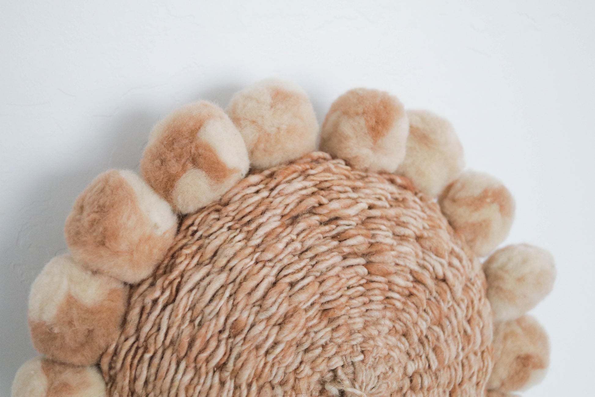 Salta Pom Pom Mini Pillow in Amber - Ebb and Thread