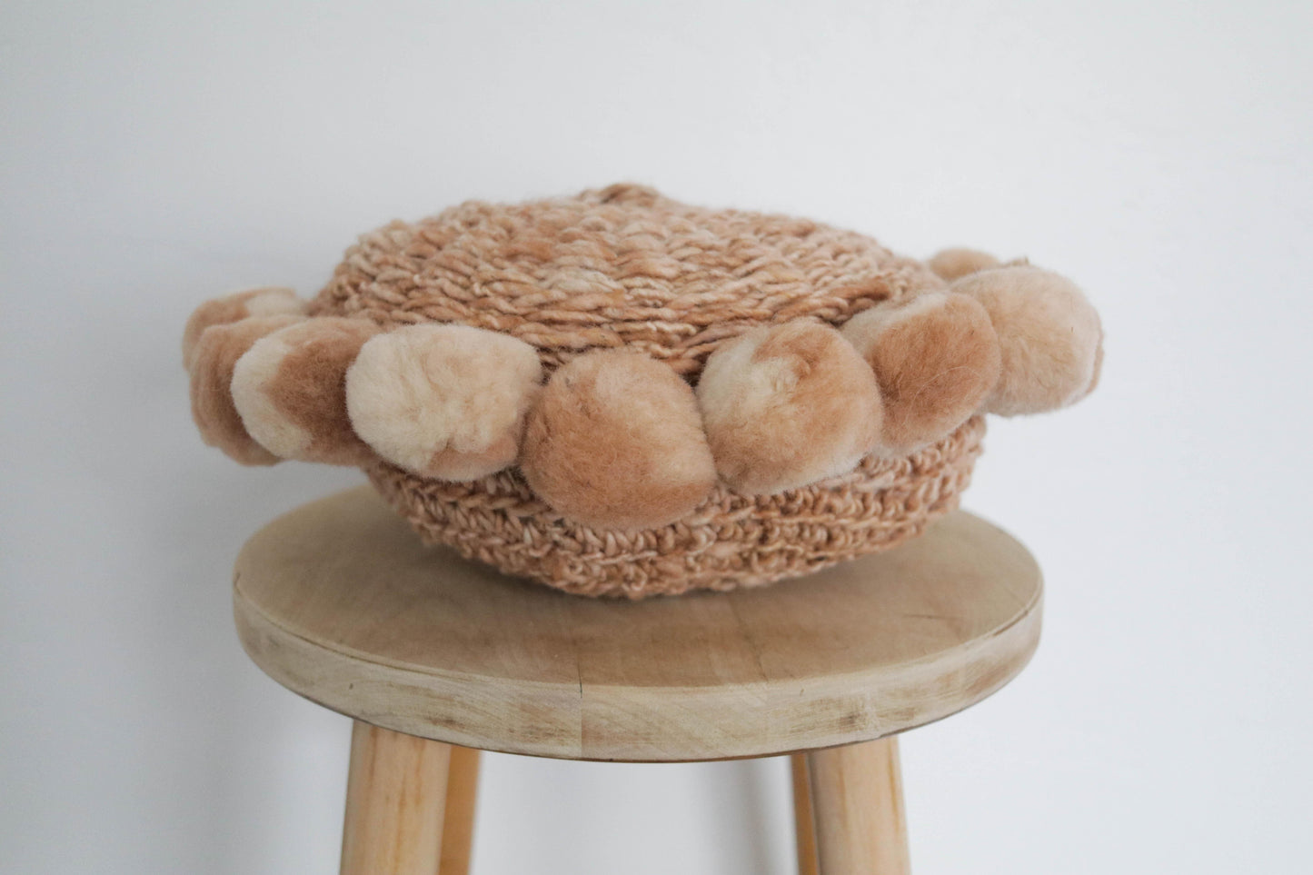 Salta Pom Pom Mini Pillow in Amber - Ebb and Thread