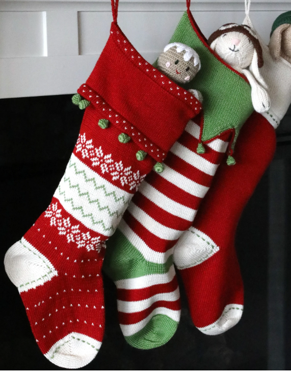 Melange Nordic Cuff Stocking