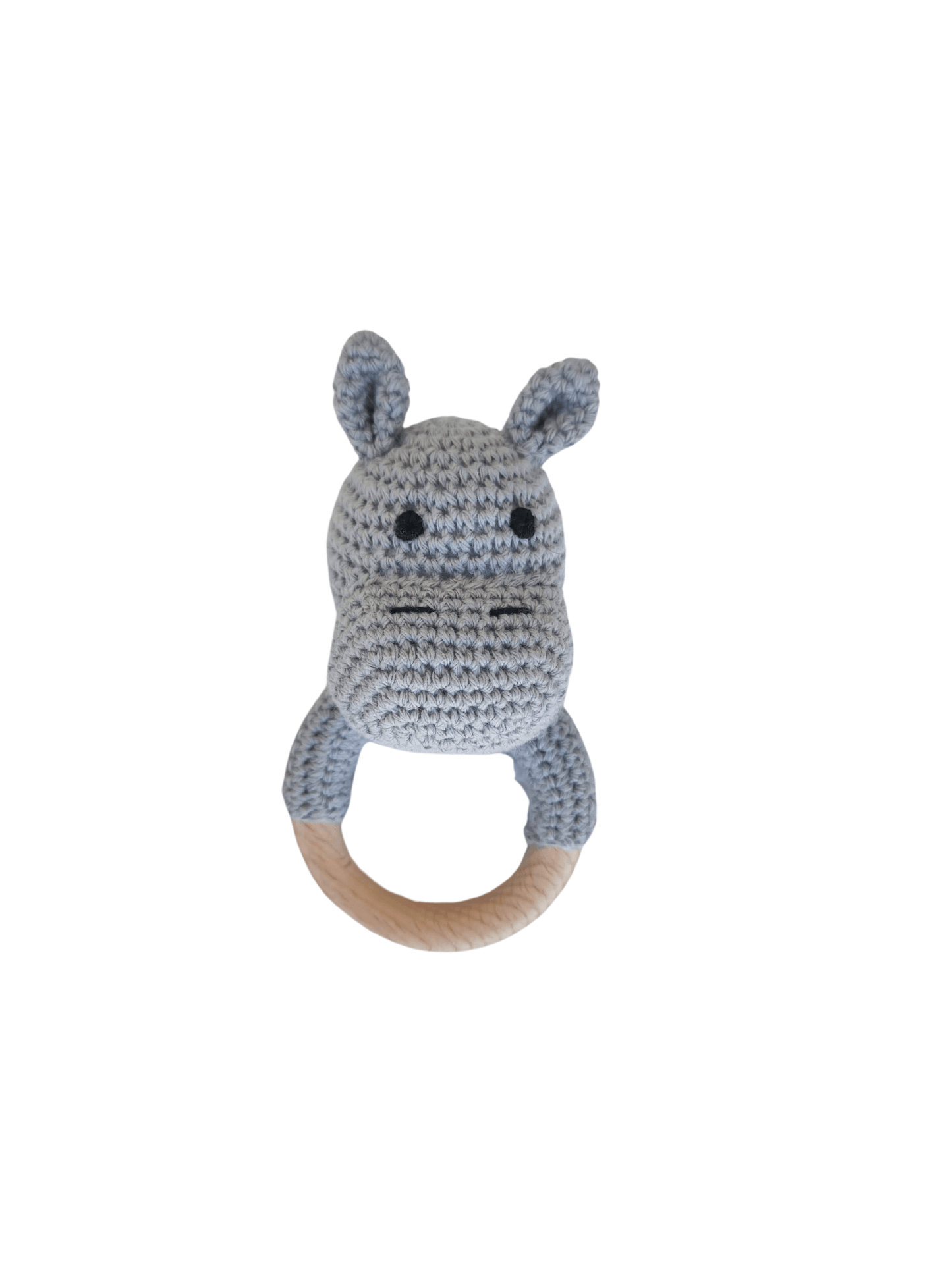 Crochet Animal Rattle Toy - Ebb and Thread