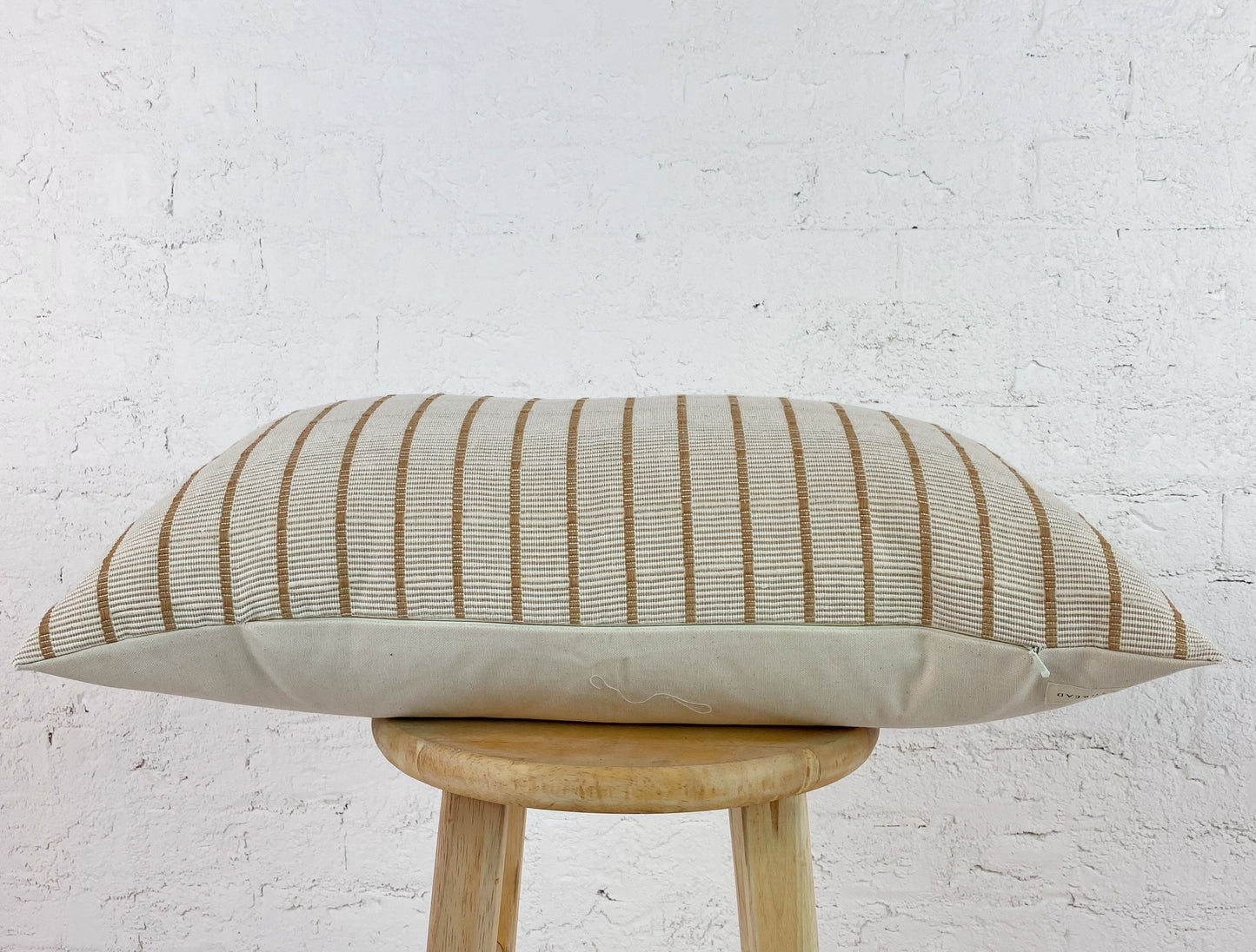 Woven Cotton Lumbar Petra Pillow - Ebb and Thread