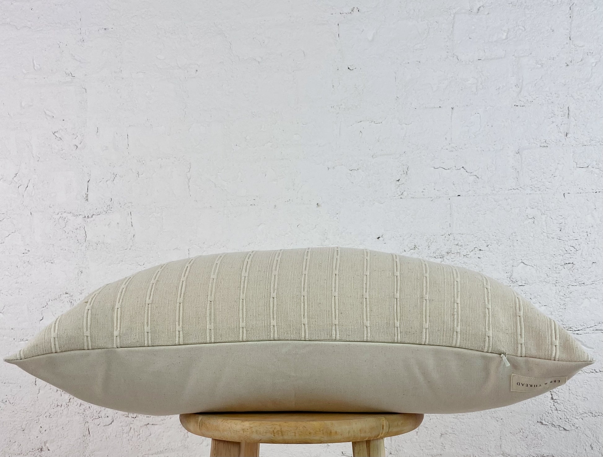 Woven Cotton Willow Pillow - Ebb and Thread