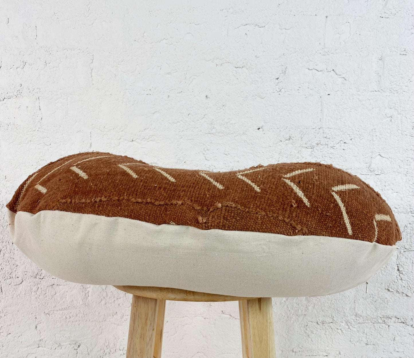 Mud Cloth Nursing Pillow Cover Rust - Ebb and Thread