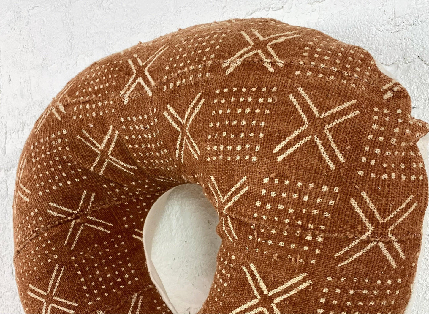 Mud Cloth Nursing Pillow Cover Rust - Ebb and Thread