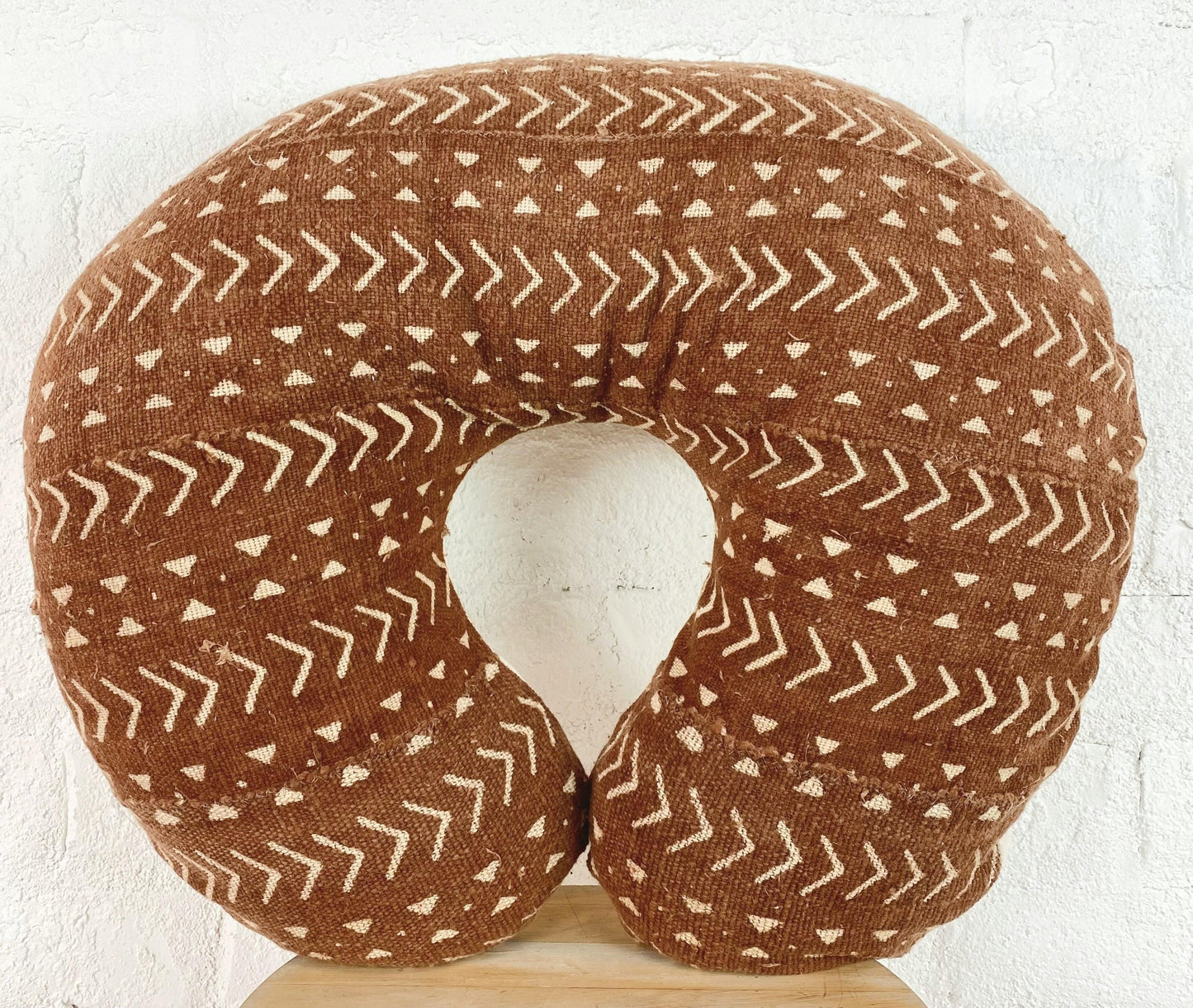 Mud Cloth Nursing Pillow Cover Rust - Ebb and Thread