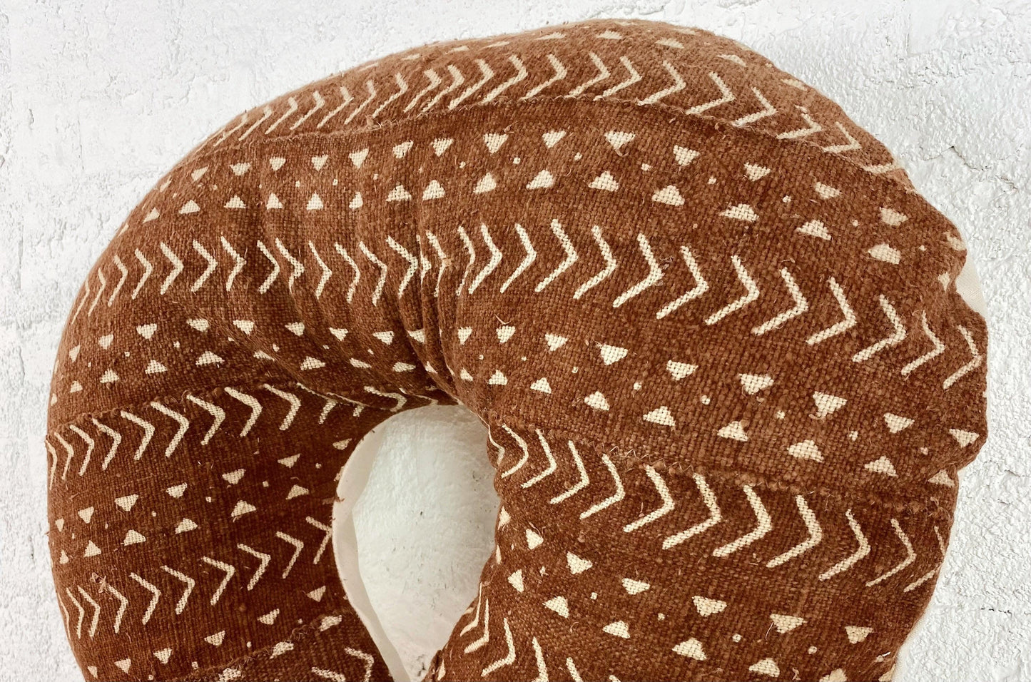 Mud Cloth Nursing Pillow Cover Rust - Ebb and Thread