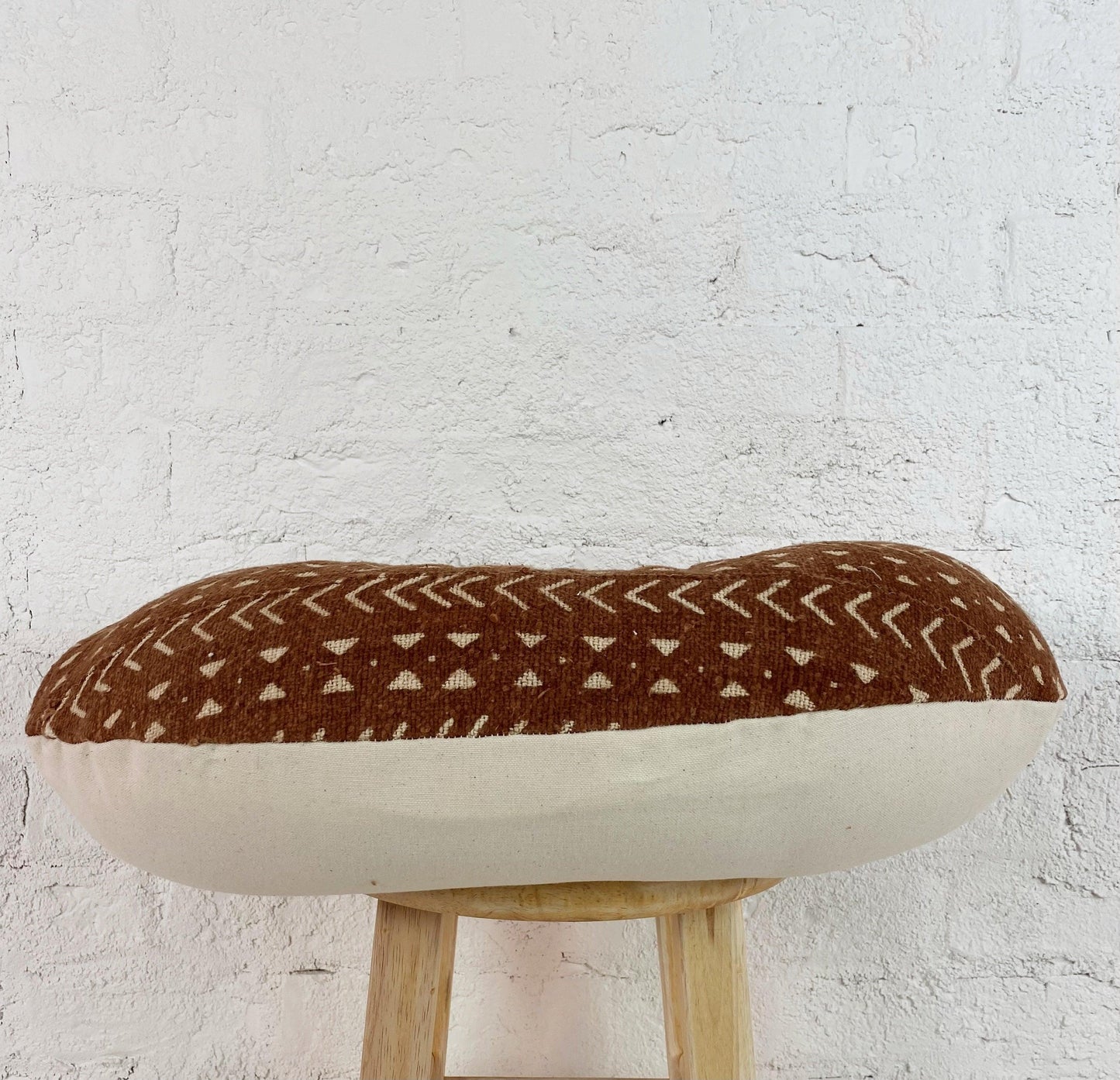 Mud Cloth Nursing Pillow Cover Rust - Ebb and Thread