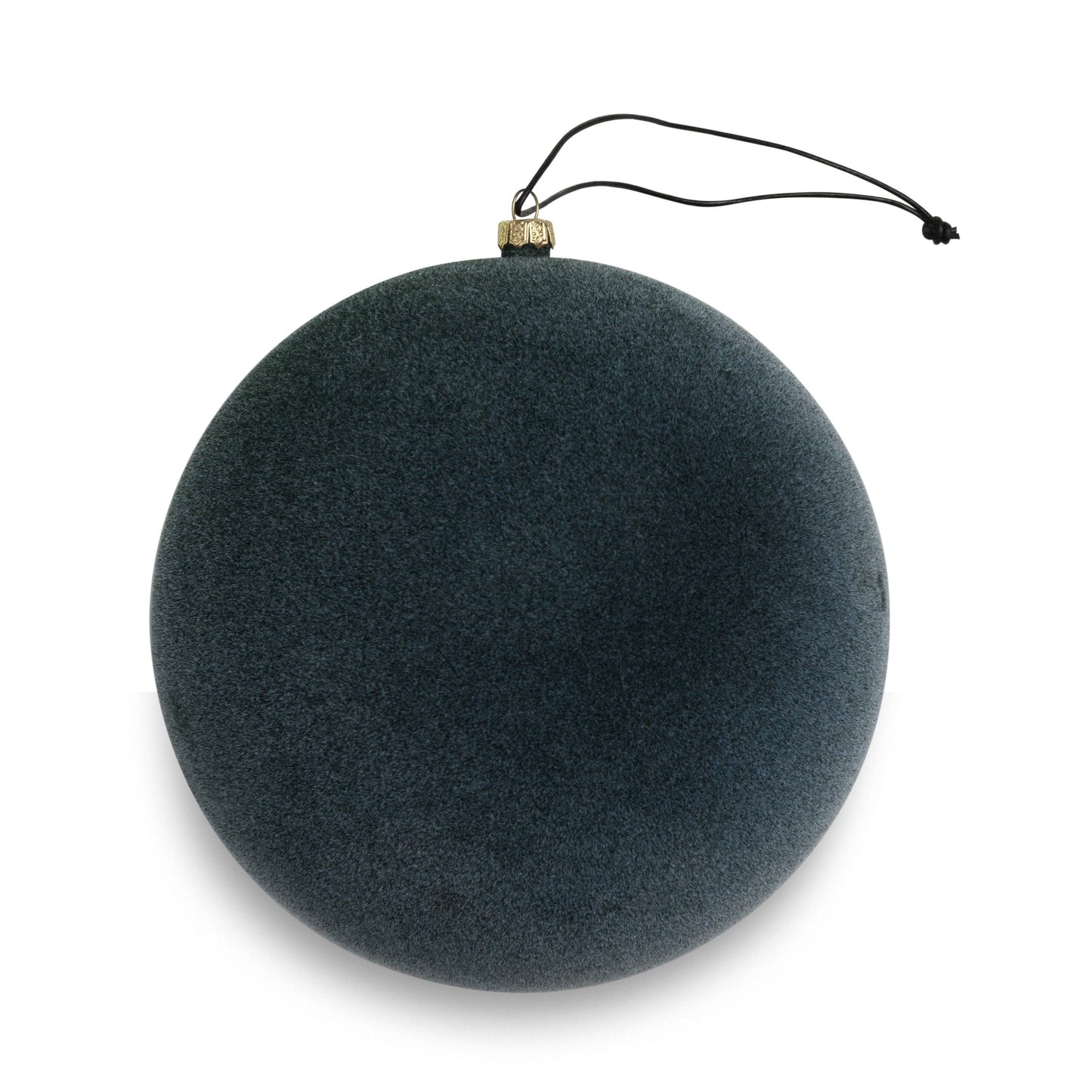 Large velvety, pine green