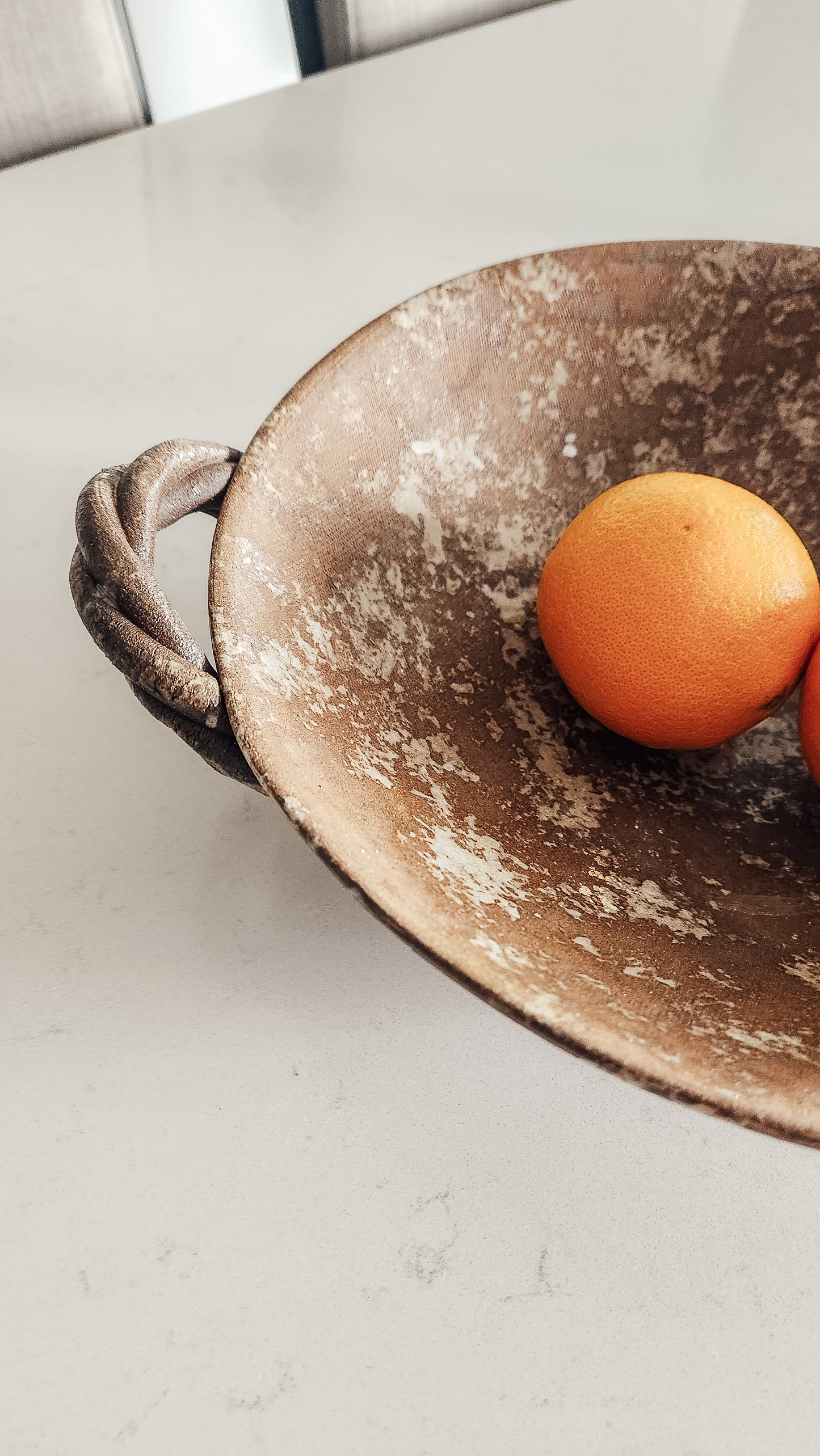 Hand Crafted Twisted Handled Bowl - Ebb and Thread