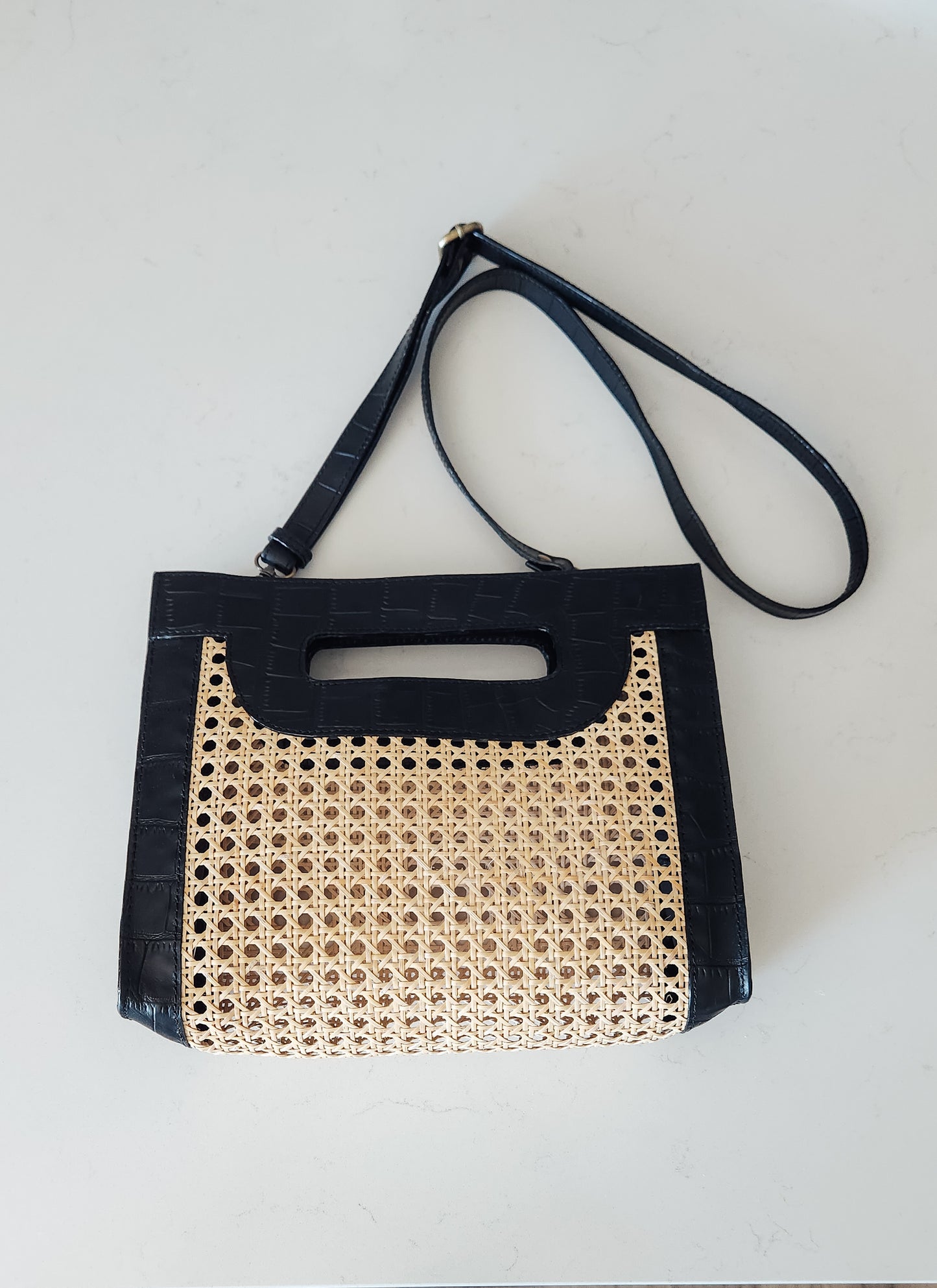 Maribel Rattan Handbag