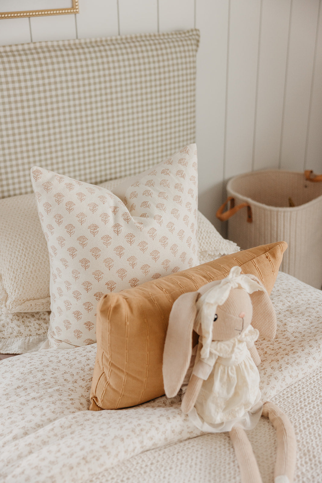 Woven Cotton Yellow Winnie Pillow