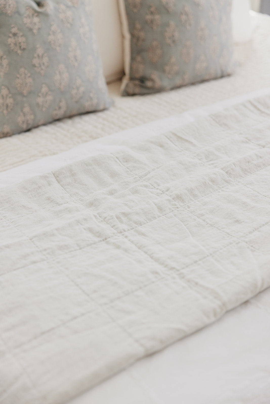 Premium French Linen Bed Throw