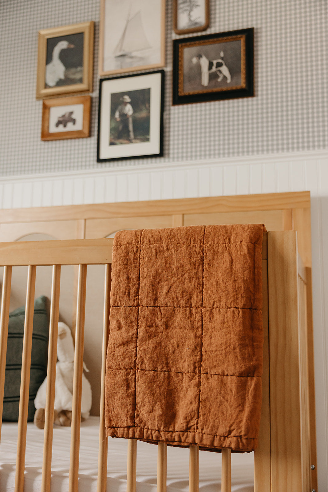 Premium Linen Crib Quilt