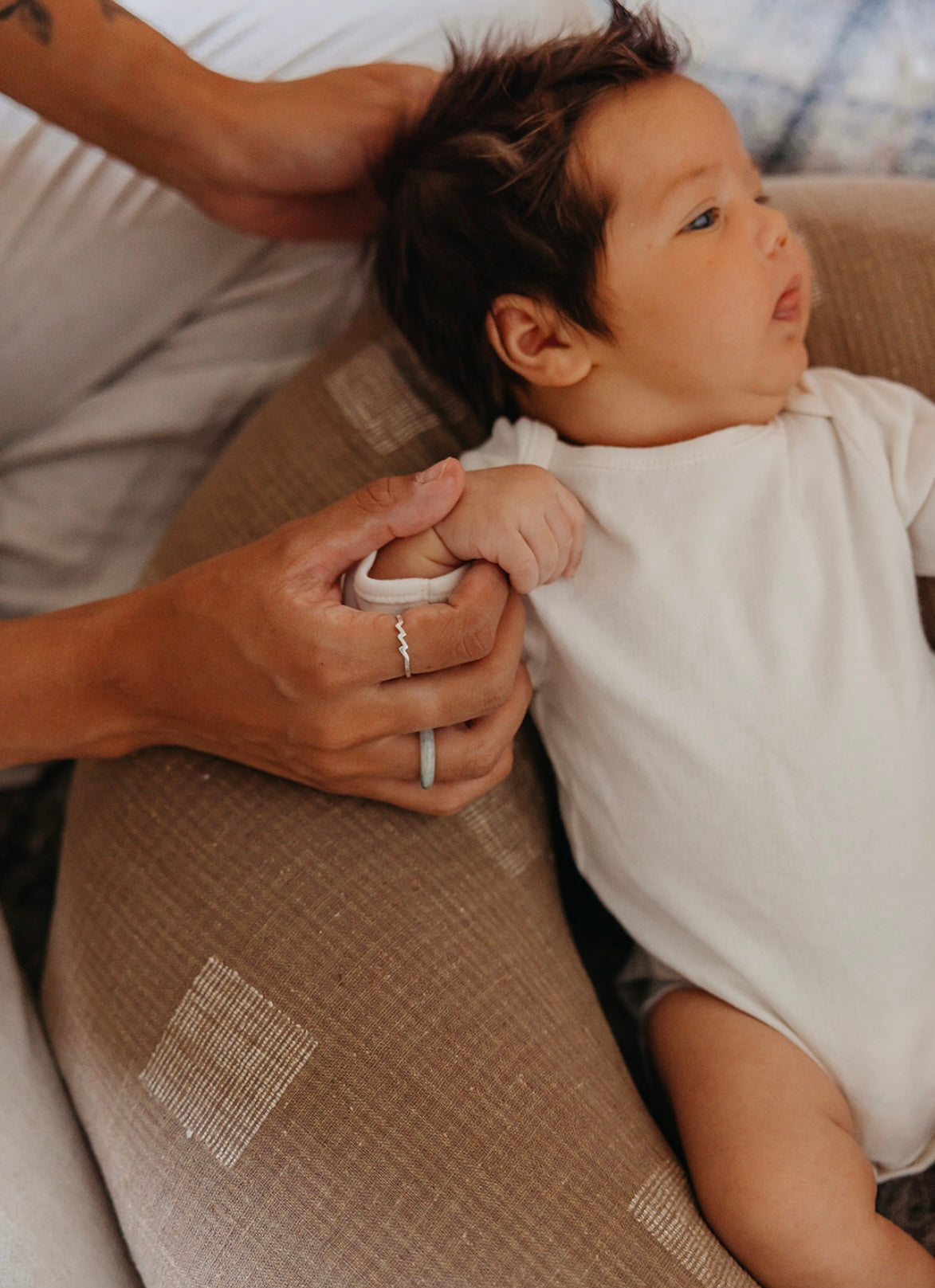 Uppi Nursing Pillow w/ Woven Wild Cover