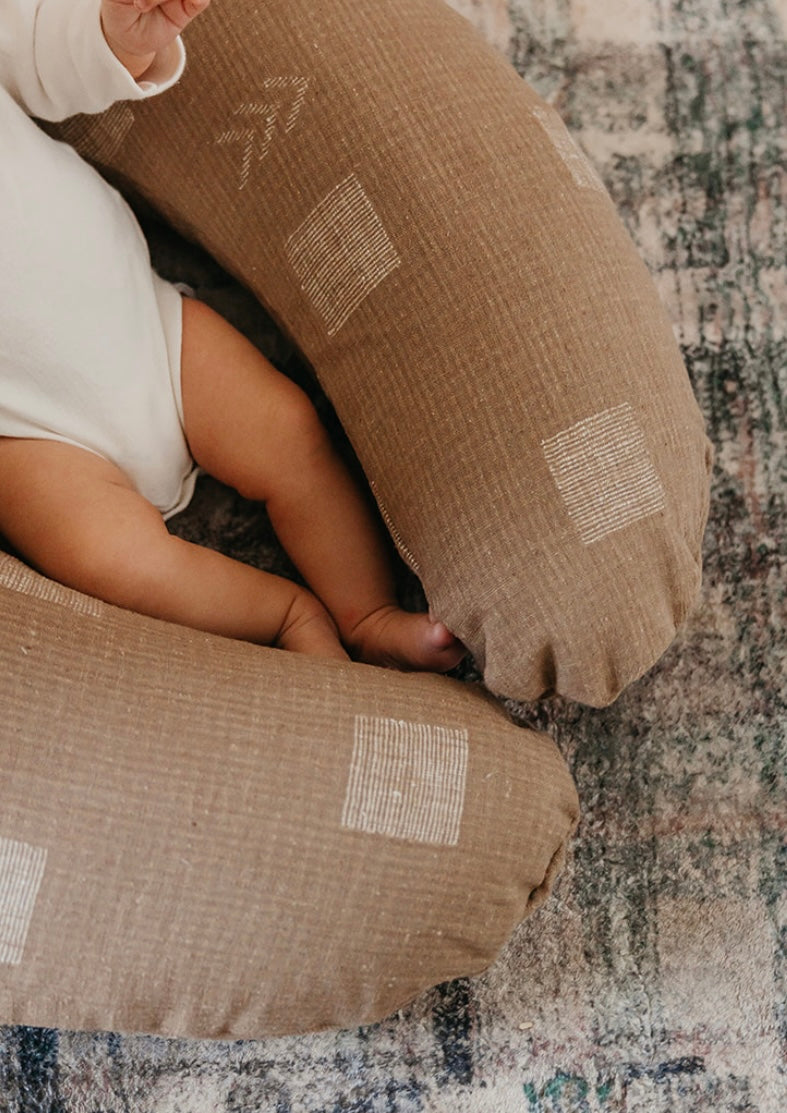 Uppi Nursing Pillow w/ Woven Wild Cover