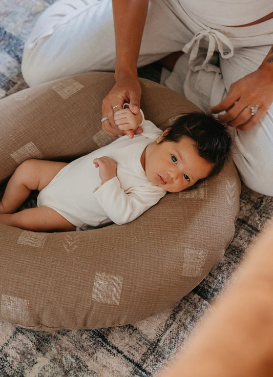 Uppi Nursing Pillow w/ Woven Wild Cover