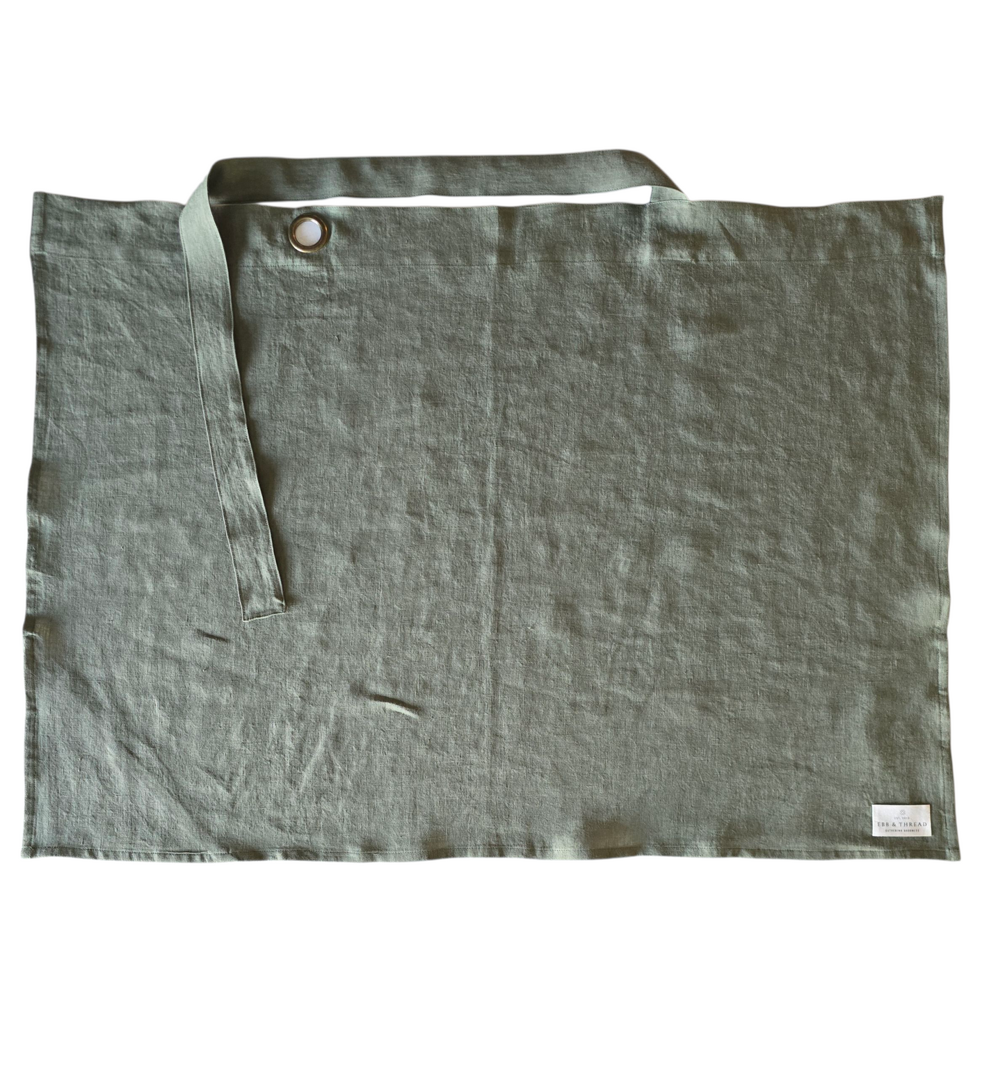 Linen Nursing Cover Luxe in Olive You Green