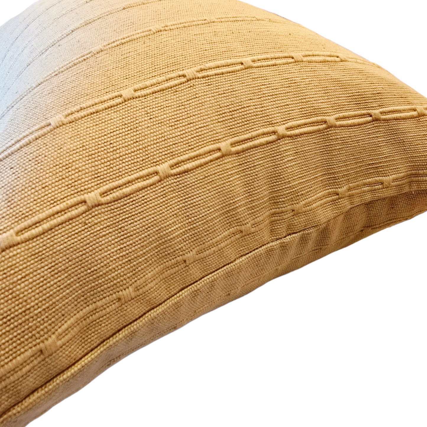 Woven Cotton Yellow Winnie Pillow