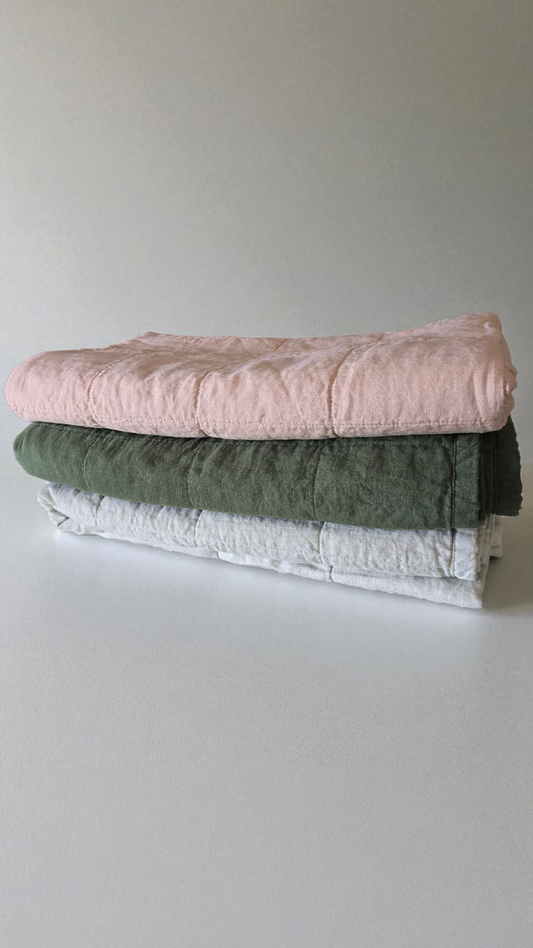 Premium French Linen Bed Throw