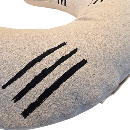 Uppi Nursing Pillow w/ Woven Hemp