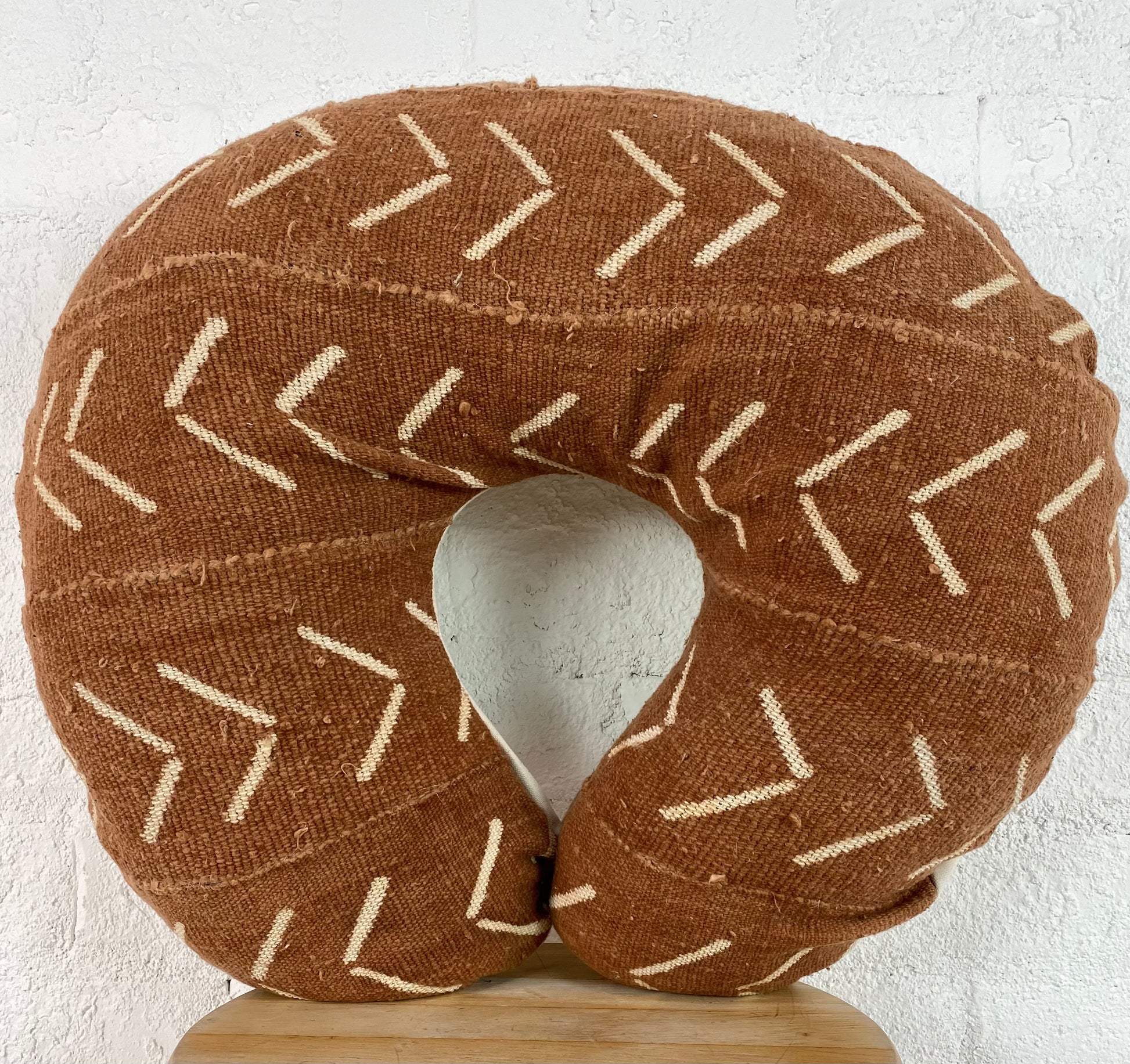 Mud Cloth Nursing Pillow Cover Rust - Ebb and Thread