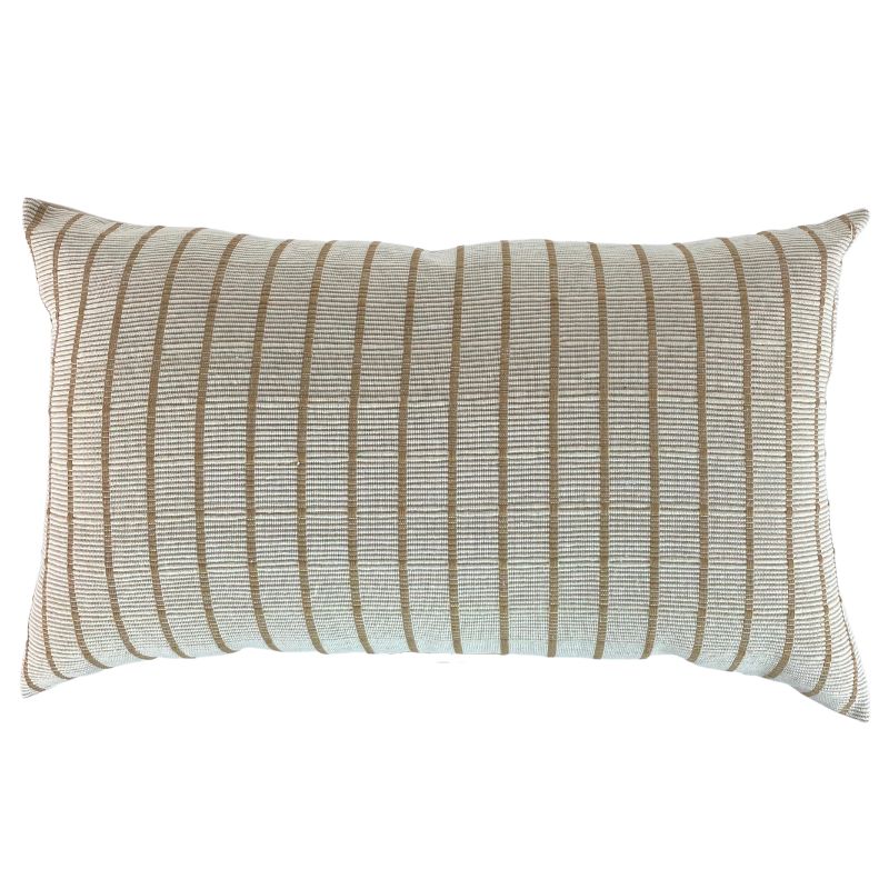 Woven Cotton Lumbar Petra Pillow - Ebb and Thread