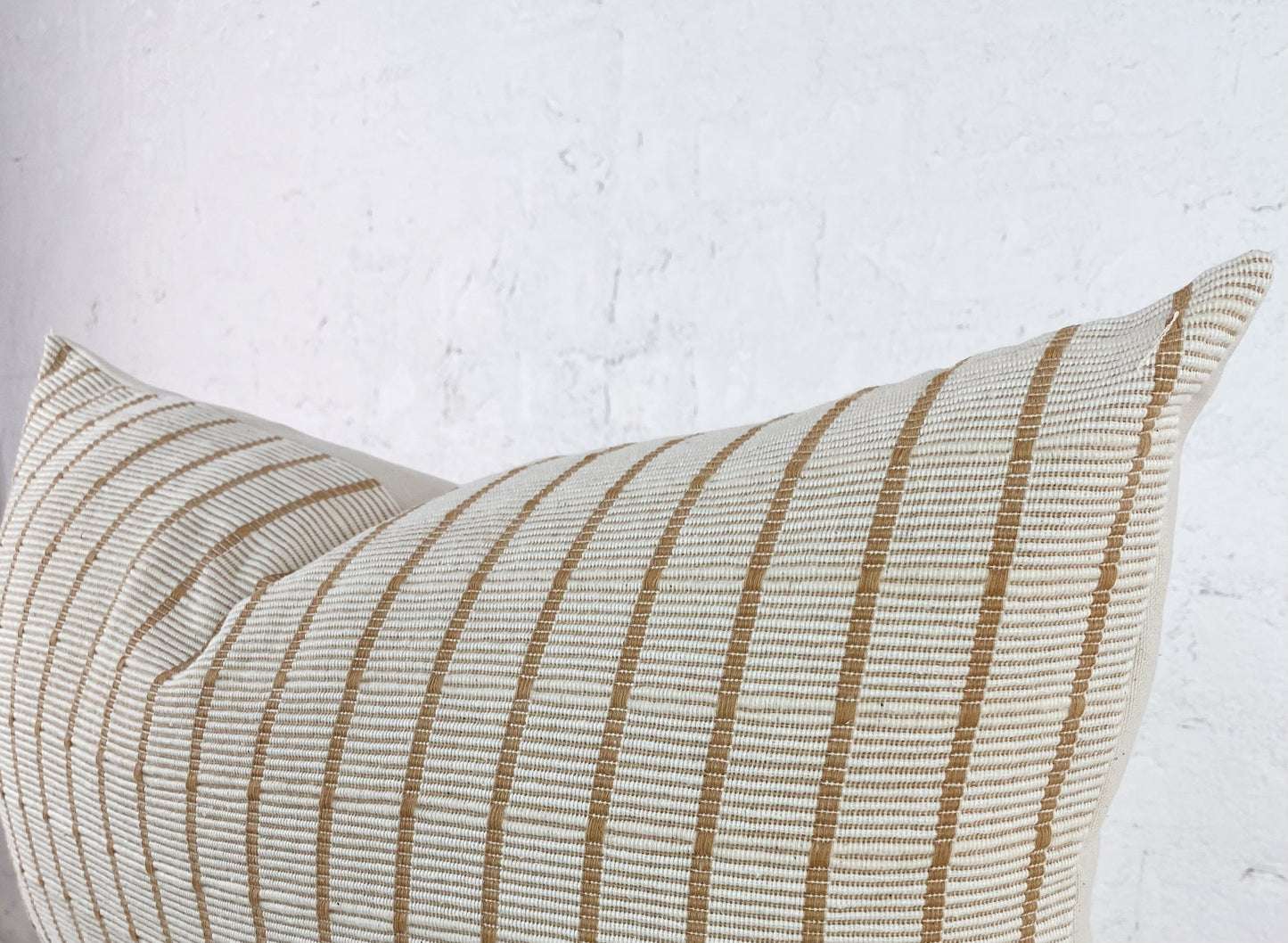 Woven Cotton Lumbar Petra Pillow - Ebb and Thread