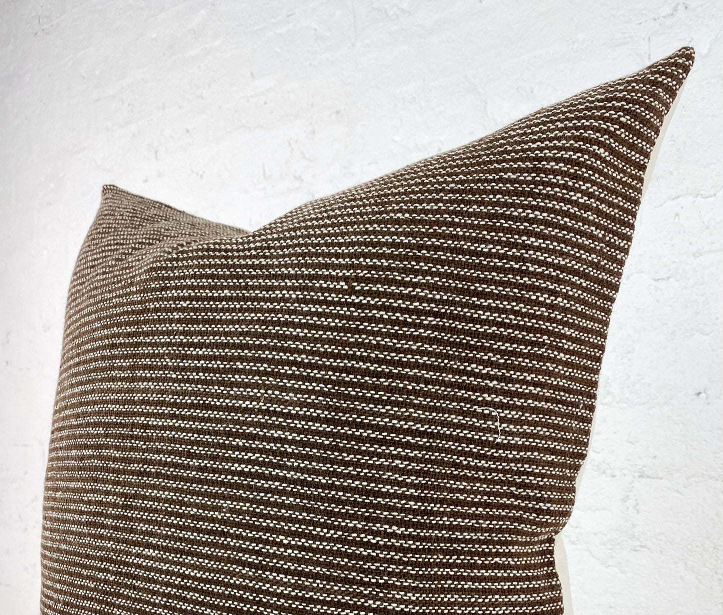 Woven Cotton Ebany Pillow - Ebb and Thread